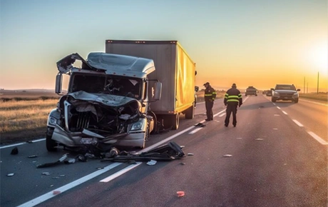 Houston Truck Accident Image